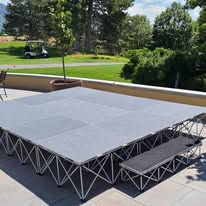 Business event Stage Rental with audio