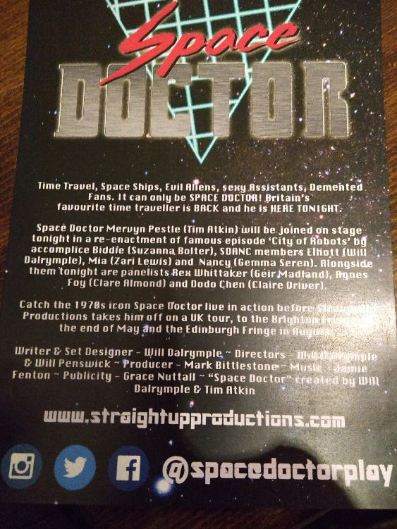Space Doctor flyer