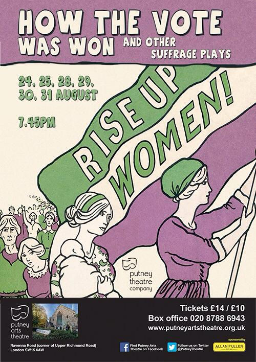 Suffrage Plays flyer/poster