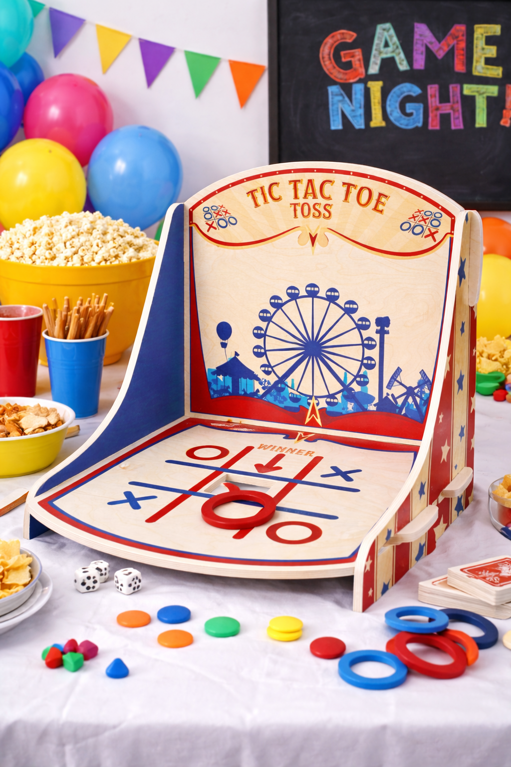 Carnival Tic Tac Toe Game
