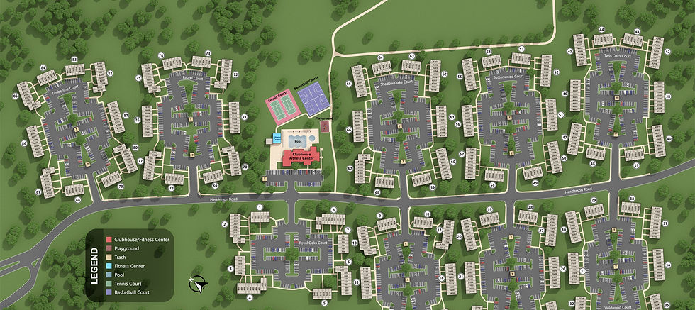 Royal Oaks Site Map