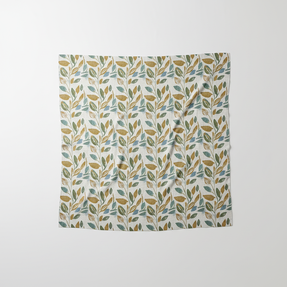 Leaf Motif Textile