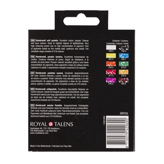 Thumbnail: Rembrandt Soft Pastel 10 colors Set  乾粉彩10色套裝