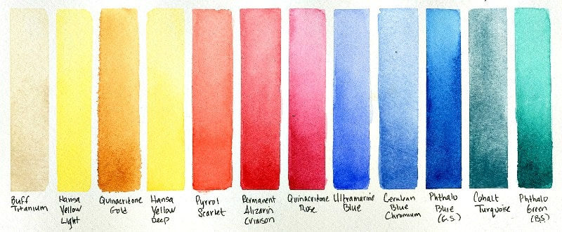 Thumbnail: Daniel Smith Hand Poured Watercolor 24 colors Half Pan Set  丹尼爾史密夫手注色磚24
