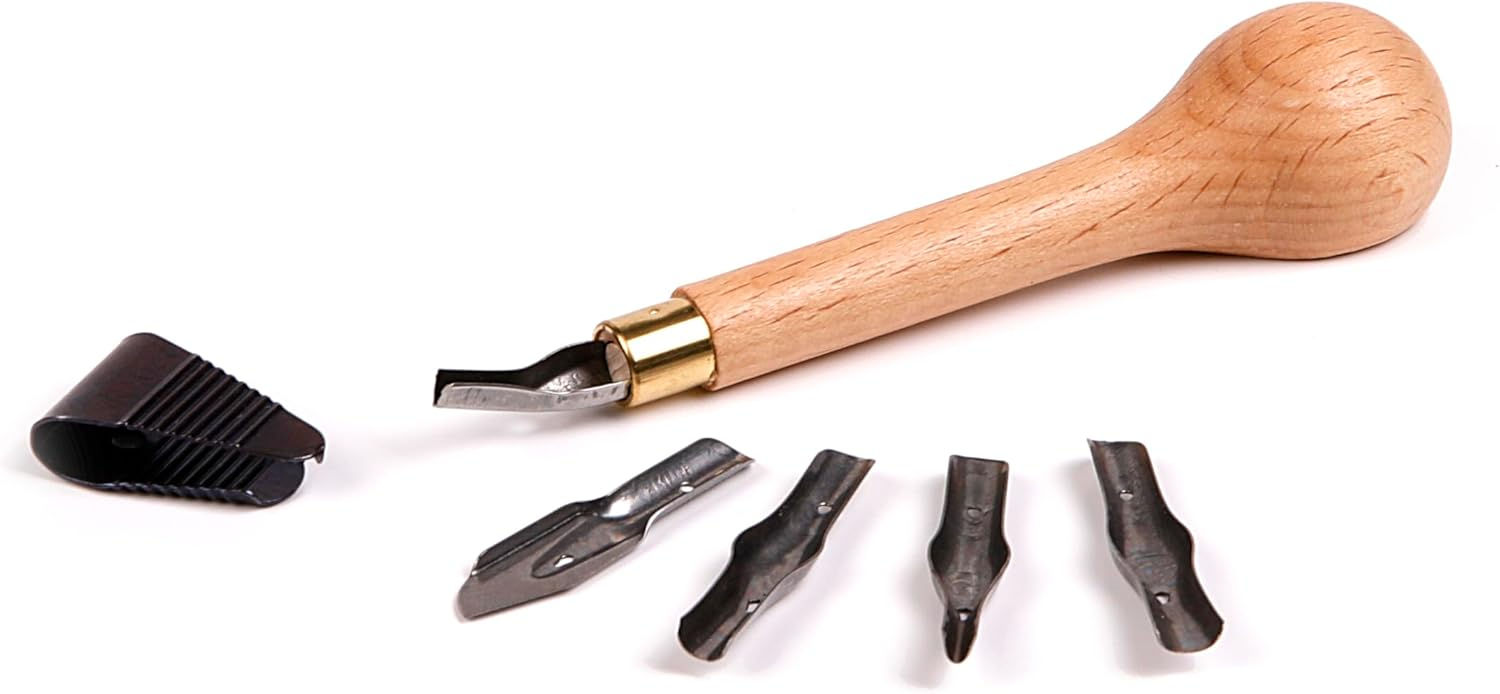 Brause Lino An introductory linocut set 板畫雕刻刀套裝