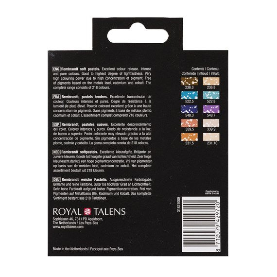 Thumbnail: Rembrandt Soft Pastel 10 colors Set  乾粉彩10色套裝