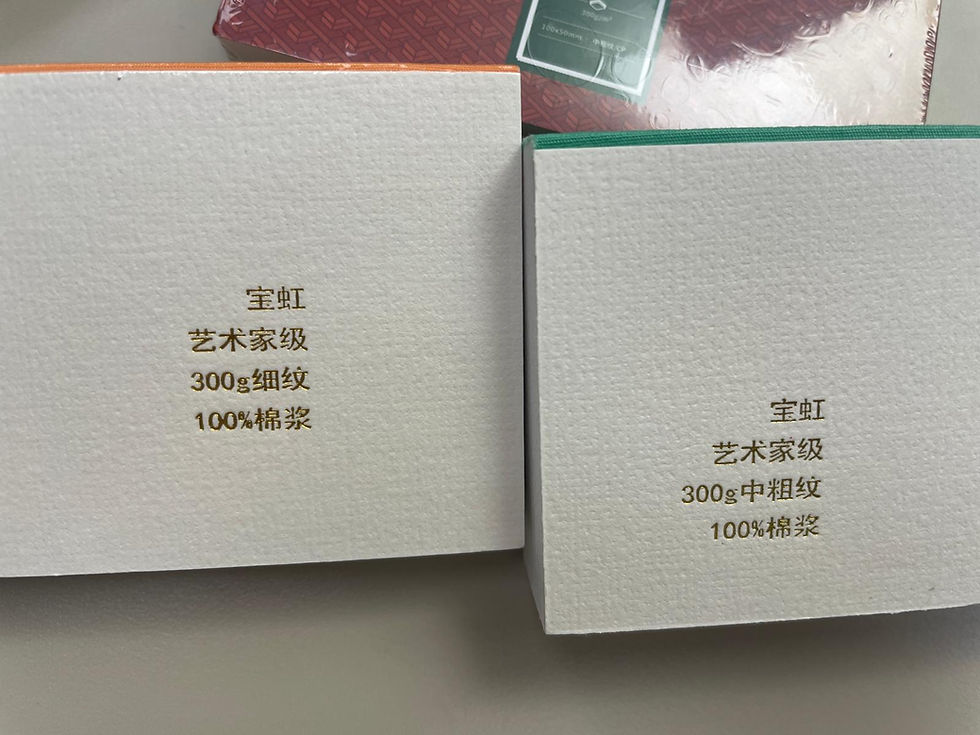 Thumbnail: BAOHONG Artist  300gsm Cotton Watercolor Paper pocket pad寶虹學藝術家全棉水彩紙輕巧裝
