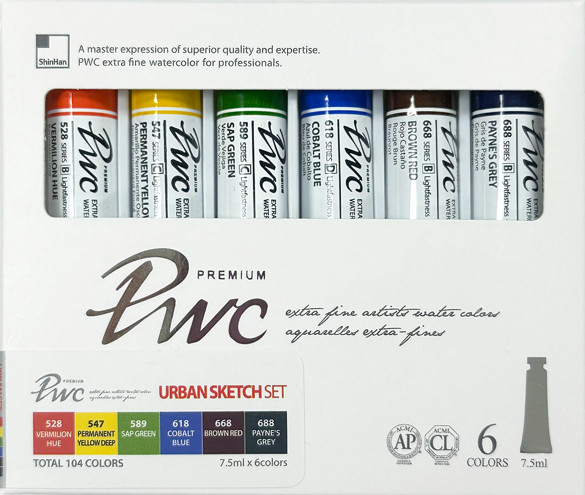 ShinHan PWC, Extra Fine Watercolor Set (7.5ml)/ 超細緻水彩套裝