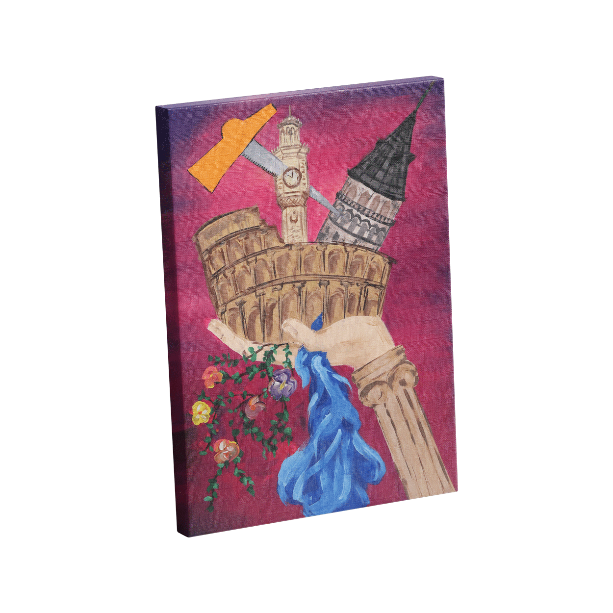 El Yapımı, Tuval (guaj boya)