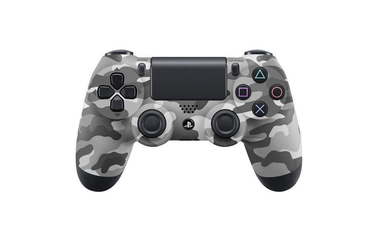 PALANCA GENERICA PS4 ST-4 GRIS CAMUFLADA