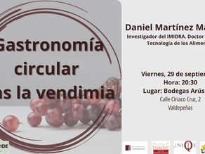 Gastronomía circular tras la vendimia