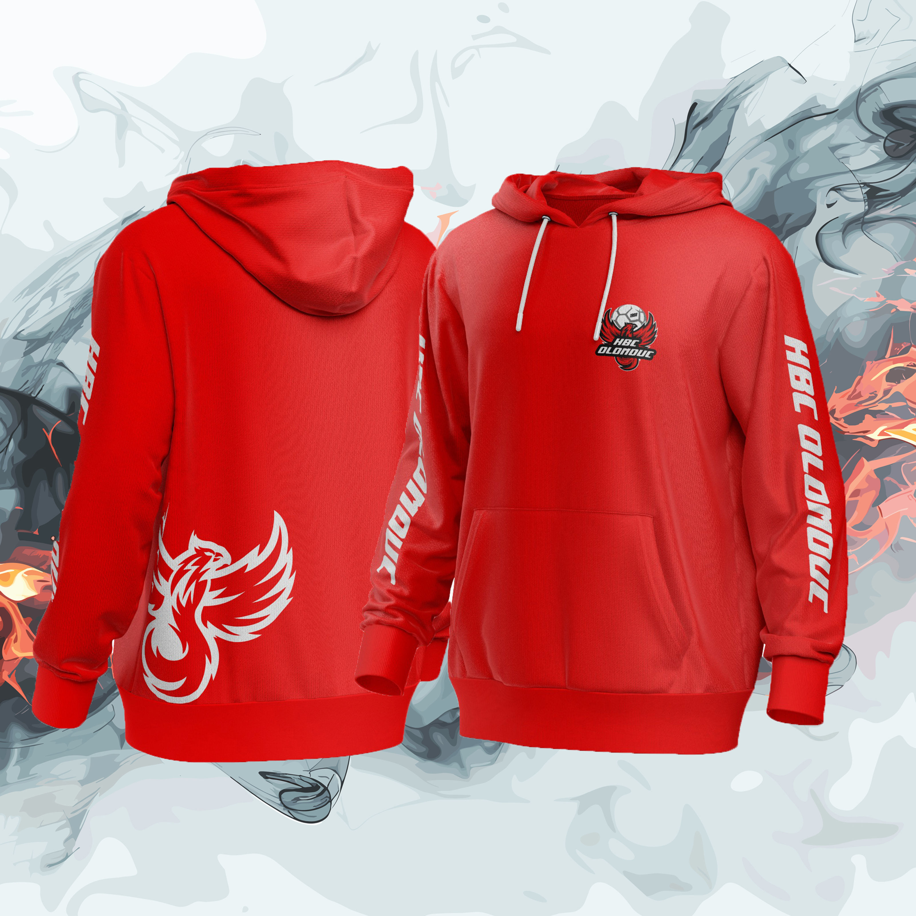 Dámská vycházková mikina s kapucí