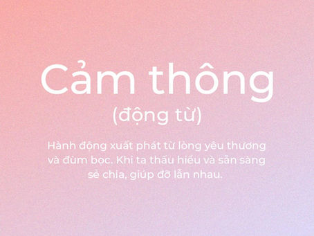 [Giáo dục cảm xúc] Cảm thông