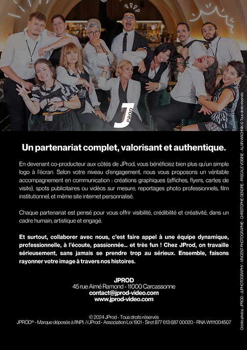 PLAQUETTE DE FINANCEMENT JPROD