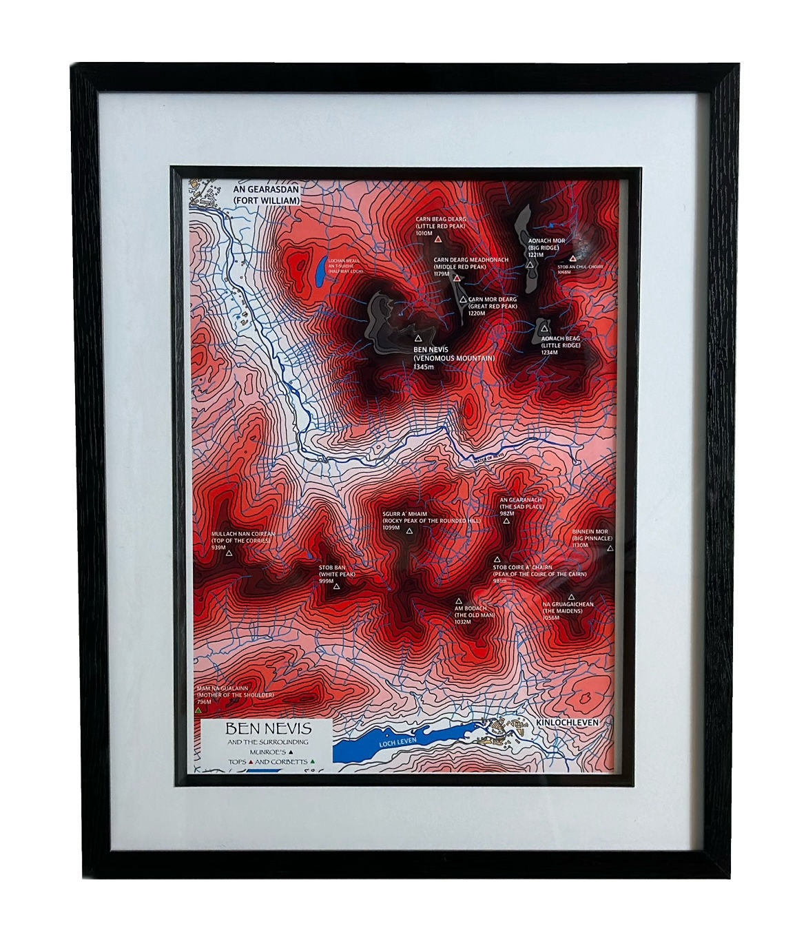 BEN NEVIS - A2 2D LIMITED EDITION FRAMED PRINT