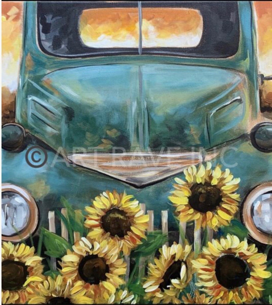 Turquoise Truck