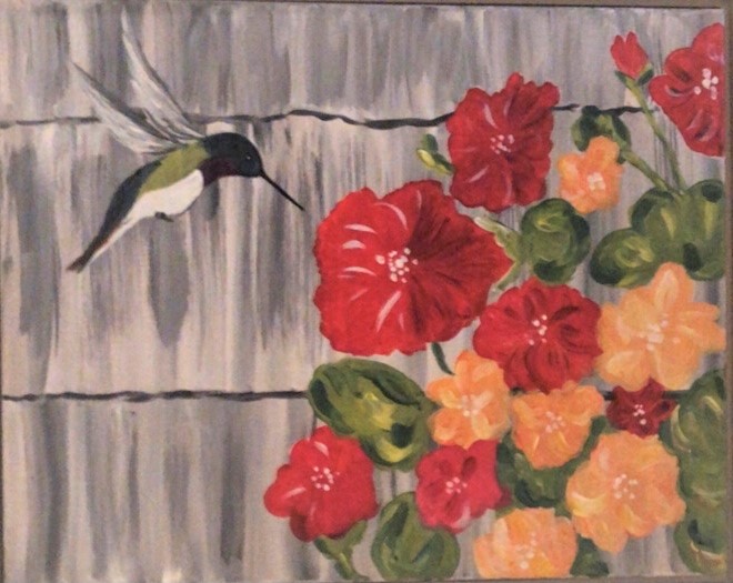 Nasturshim & Hummingbird