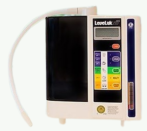 LeveLuk SD501 hydrogen water ionizer by Enagic – flagship model with 7 titanium plates for advanced water ionization.