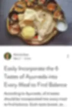 incorporate the 6 tastes into every meal with this post