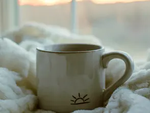 Ayurvedic practices for winter include a cup of warm water to start the day.