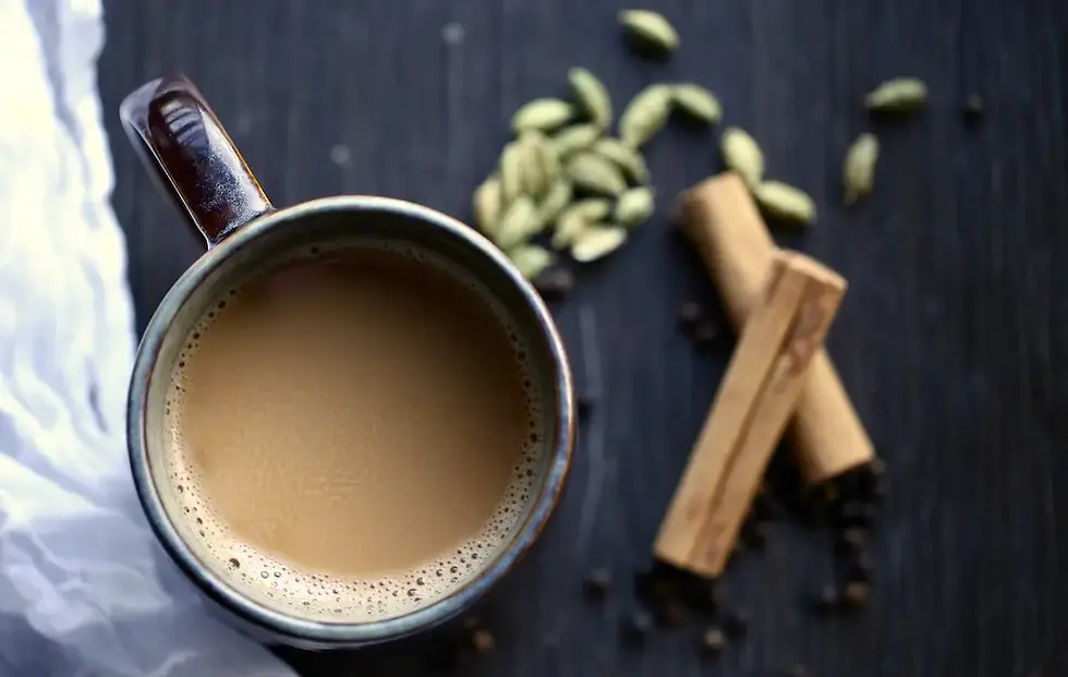 An herbal chai recipe with chai spices benefits and warming spices for digestion.