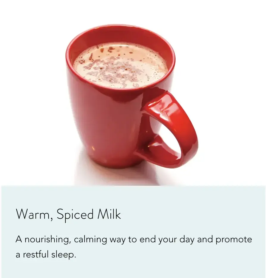 Add this Warm, Spiced Milk recipe to your Vata diet plan