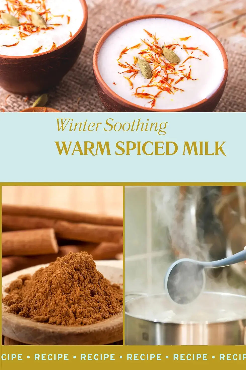Cups of warm, spiced milk as grouding bedtime rituals Ayurveda recommends.
