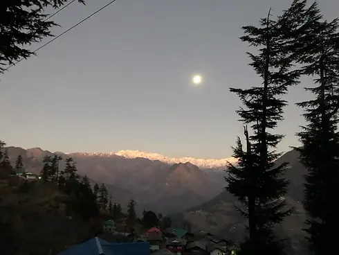 The crisp, unhurried dawn of Nagarkot, Nepal, mirroring the pace of our self-paced learning.