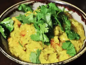 Kitchari, easy mung beans and rice, part of Ayurveda for surgery support.