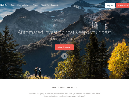 投資行動の分析とアドバイスをロボアドバイザーが提供するSigFig