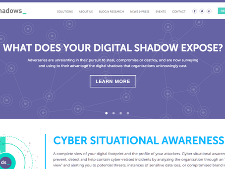 自社の情報がインターネット上に流出していないかをモニターするサービスを提供するDigital Shadows