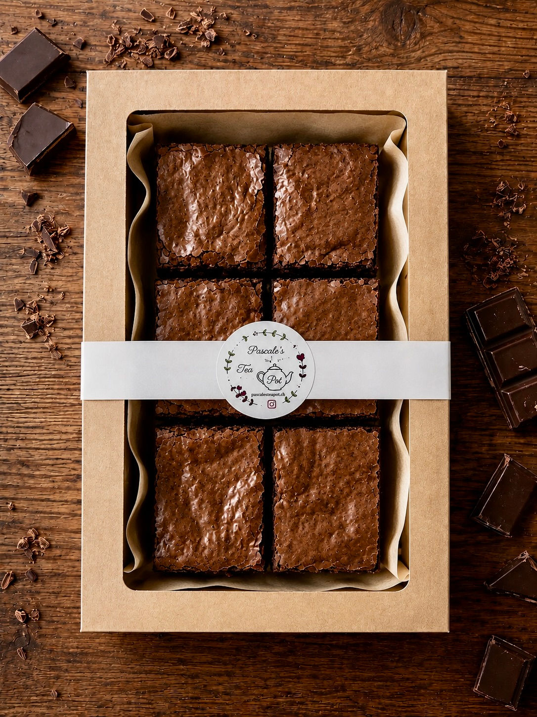Brownie-Box (6 Stück)