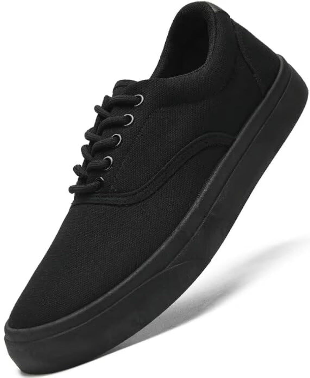 Low-Top Thick Sole Mens Fashion Sneakers Casual Canvas Sneakers for Men Lace up 