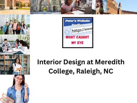 Interior Design at Meredith College, Raleigh, NC