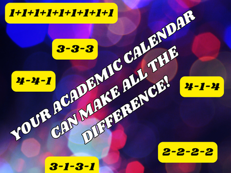How Your Academic Calendar Can Make All the Difference