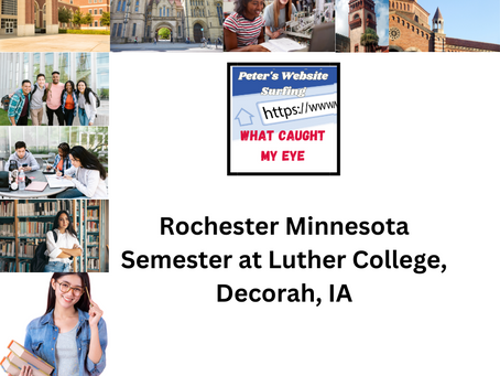 Rochester Minnesota Semester at Luther College, Decorah, IA