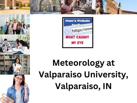 Meteorology at Valparaiso University, Valparaiso, IN