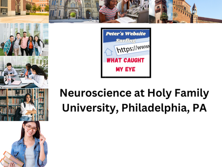 Neuroscience at Holy Family University, Philadelphia, PA