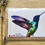 Thumbnail: Hummingbird greeting card