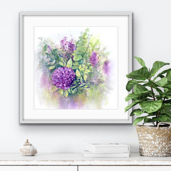 Purple Hydrangea