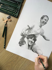 A4 Pencil drawing