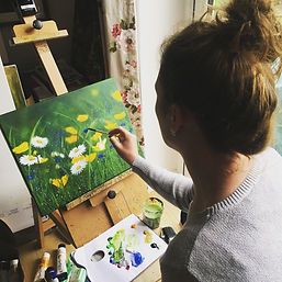 Claire in the Studio
