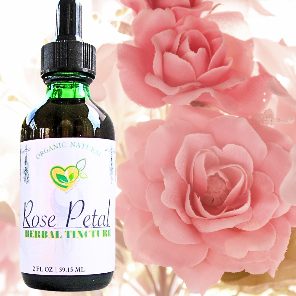 Thumbnail: Rose Petal Tincture Organic Liquid Herbal Drops Natural Plant-Base Mood 2 oz