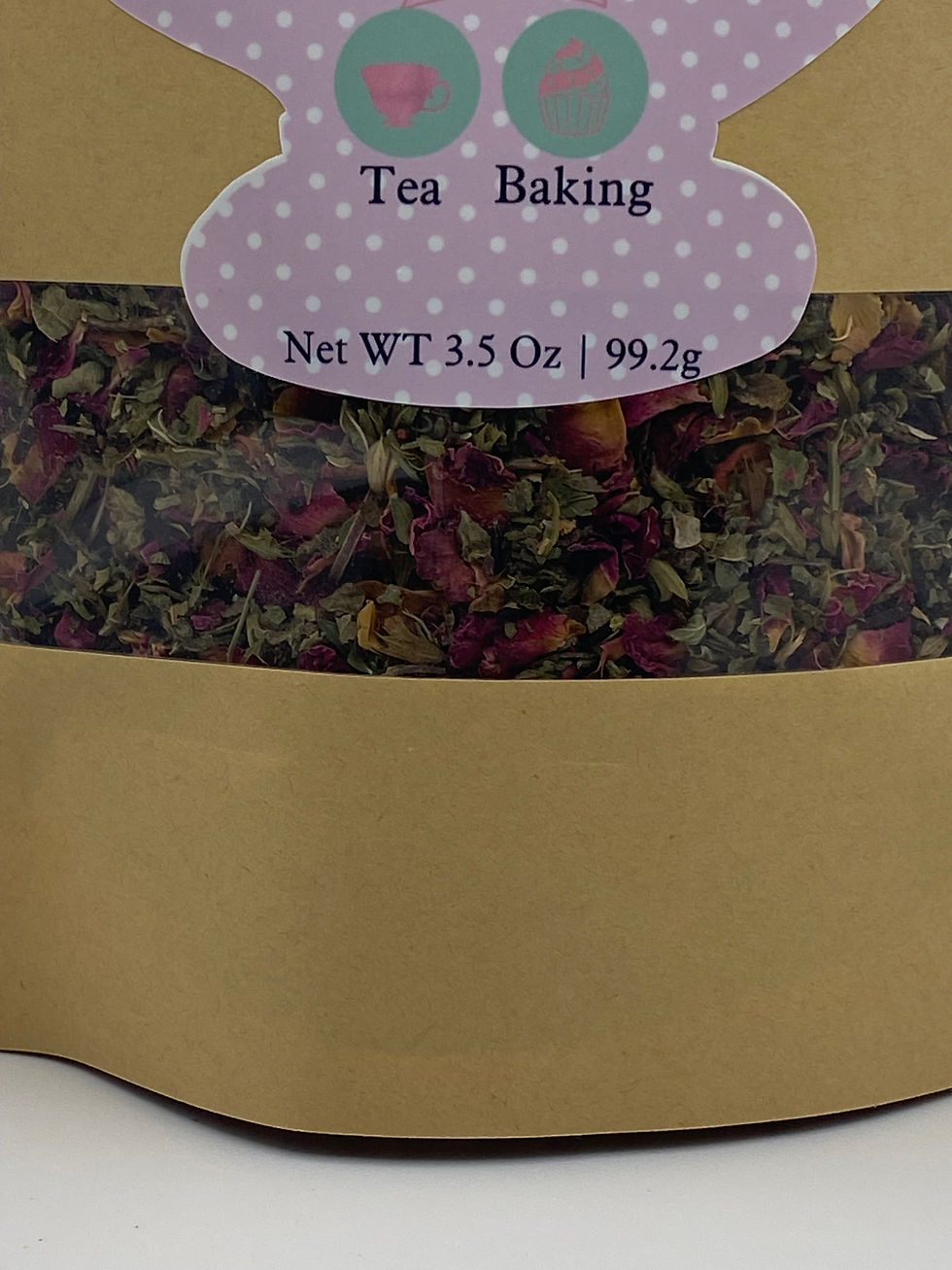 Miniatura: Rose Blush Red Rose Buds Hibiscus & Lemon Balm Organic Natural Tea Blend