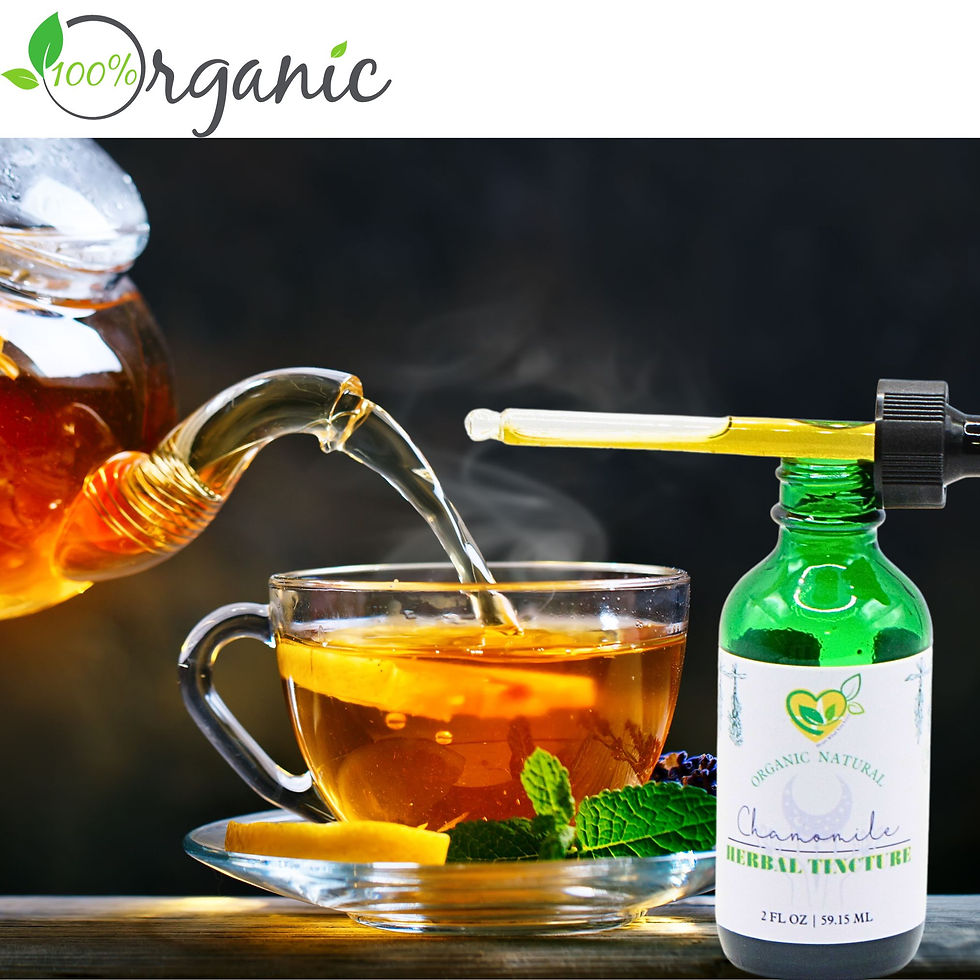 Miniatura: Chamomile Tincture Organic Mega Strength Liquid Drops Pure Extract 2 oz