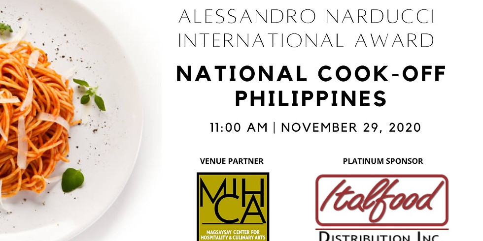 Alessandro Narducci International Award - National Cook-Off