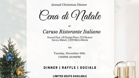 Celebrate the Holidays with ICCPI at the Cena di Natale