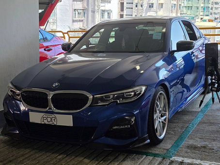 BMW 320 車門骨位 免噴油 開門L 車門撞凹 凹痕維修 凹痕修復 凹痕還原 車身凹痕 車身維修 PDR DENT 汽車