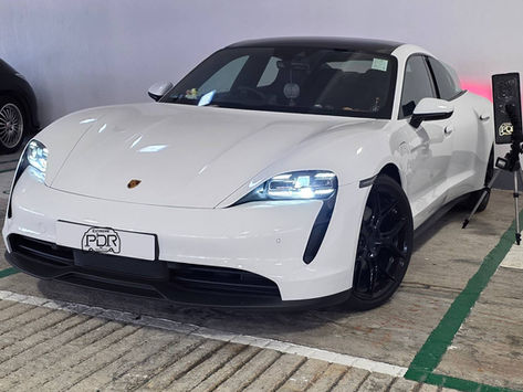 PORSCHE TAYCAN 鋁合金車門 免噴油 開門L 車門撞凹 凹痕維修 凹痕修復 凹痕還原 車身凹痕 車身維修 PDR DENT 汽車