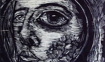 Upon Closer Inspection, She Realised That…, Woodcut print on rice paper, 2014.jpg